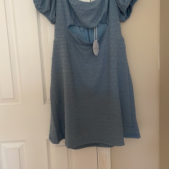 NWT Petal + Pup BAXIE MINI DRESS - BLUE - Picture 9 of 12